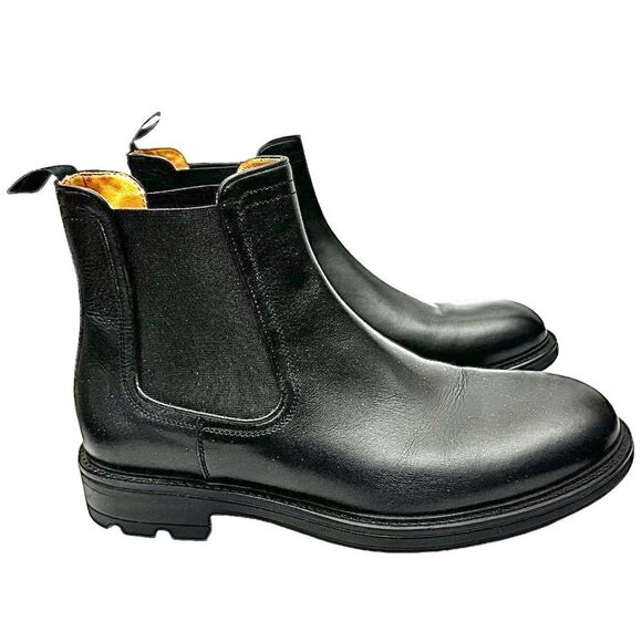 Magnanni Men’s Black Leather Chukka Boots – Size 10.5 US (EU 43.5) - Picture 9 of 9